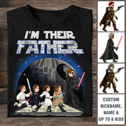 I Am Their Father - Personalized Shirt Gift For Dad