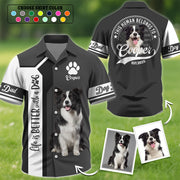 Life Is Better With A Dog, Personalized  Shirt, Custom Photo Dog, Gift For Dog Lover T1807