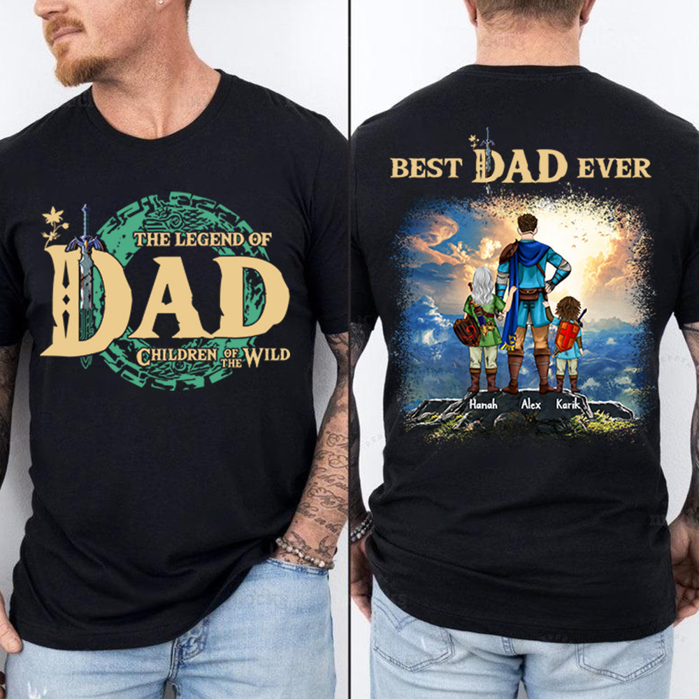 Personalized The Legend Of Dad Zelda Dad Shirt - Father's Day & Birthday Gift For Father