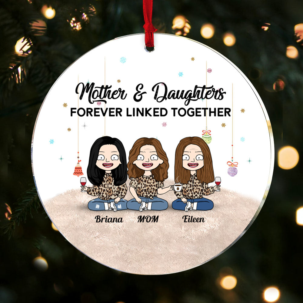 Forever Linked Together - Christmas Gift For Mother Daughter