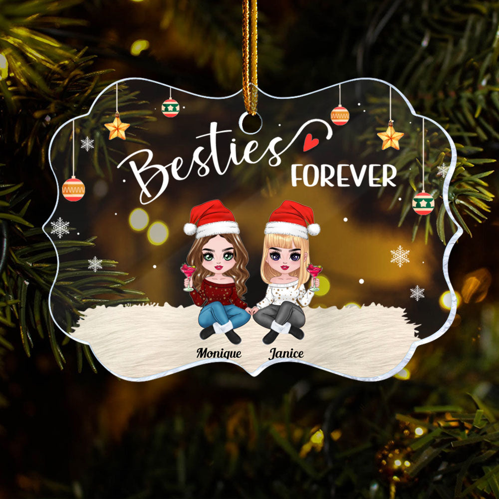 Best Friends Ornament, Best Neighbor Ornament, Best Grandma Ornament, Mom  Ornament, Sister Ornament, Daughter Ornament, 