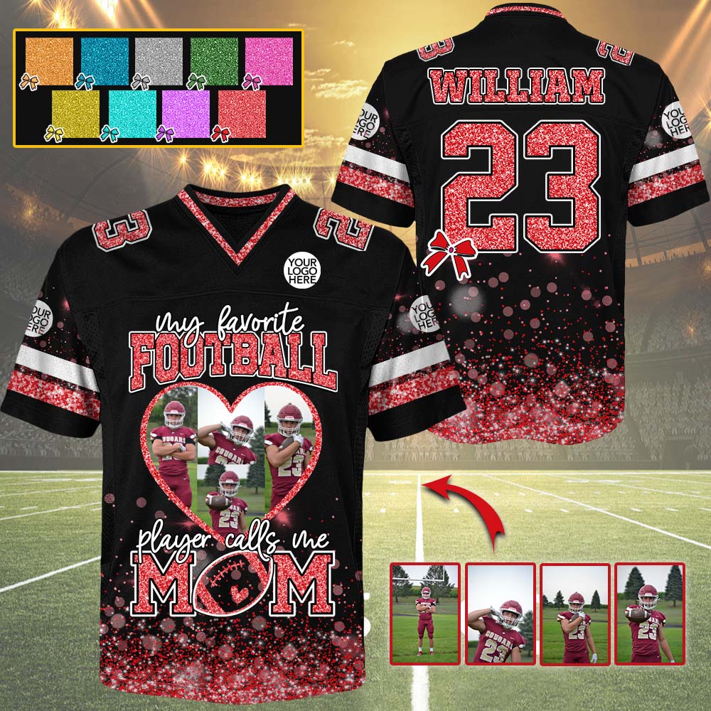 Football Mom - Jersey For Football Lovers - Personalized All Over Print Shirt For Football Player NA04