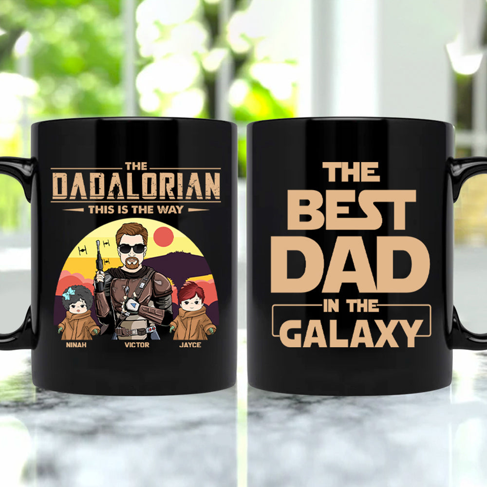 Star Wars Tumbler for Dad, The Dadalorian Mugs, Funny Star Wars