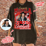 Personalized Graduation Shirts, Custom Photo 2025 Graduation Shirt