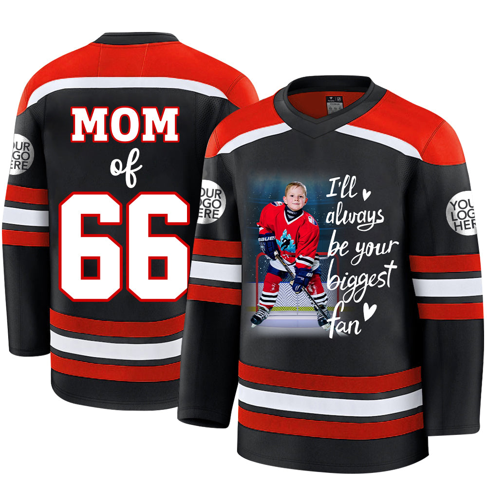 Custom Photo Ice Hockey Jersey Gift For Ice Hockey Lovers - Personalized Gift For Ice Hockey Player
