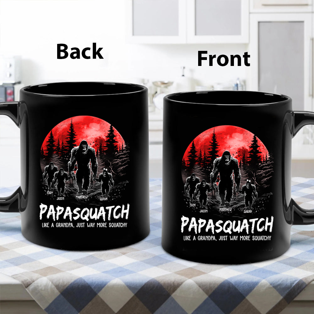 Papasquatch, Like A Grandpa, Just Way More Squatchy - Personalized Mug