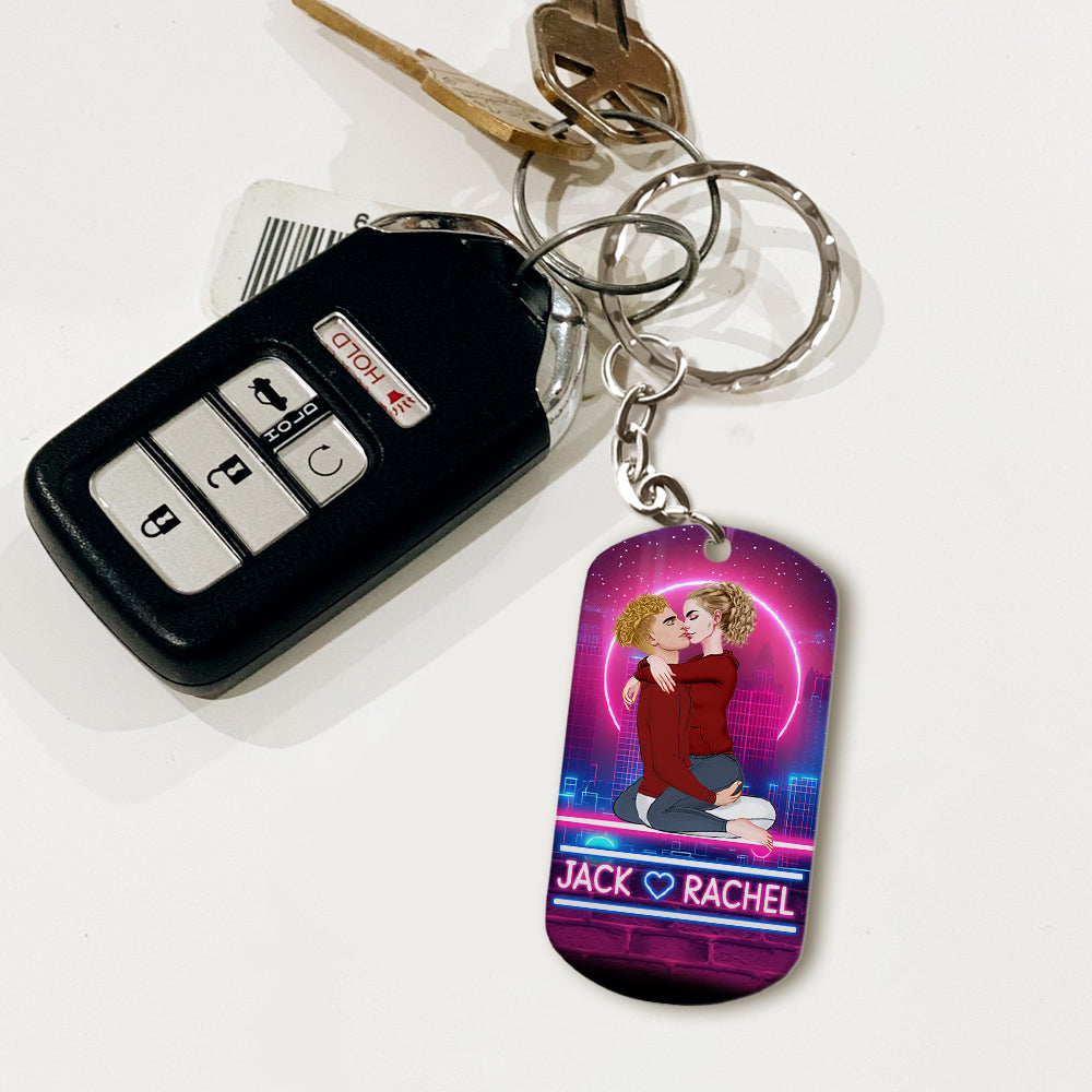 To My Wife Always Remember - Personalized Keychain Anniversary Gift For Couples