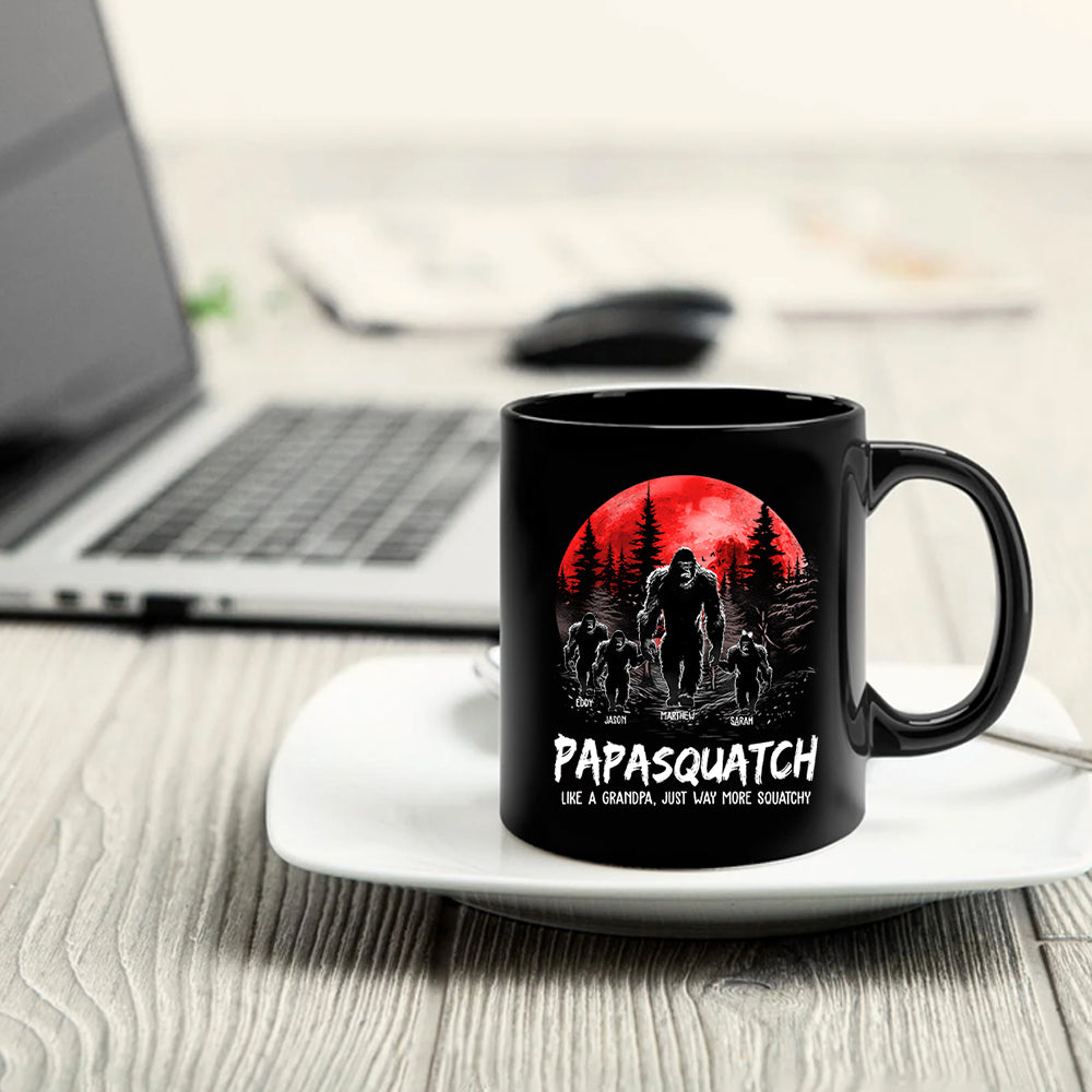 Papasquatch, Like A Grandpa, Just Way More Squatchy - Personalized Mug