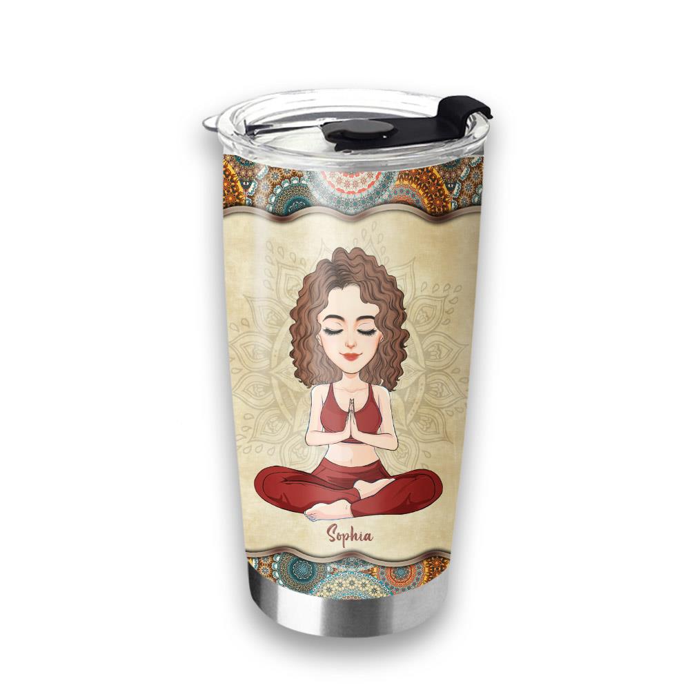 I'm Not Sugar & Spice And Everything Nice - Personalized Tumbler For Yoga Lovers NA04