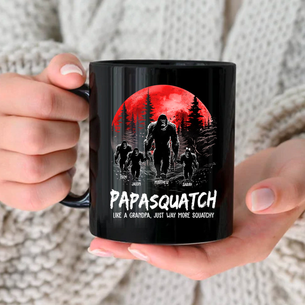 Papasquatch, Like A Grandpa, Just Way More Squatchy - Personalized Mug