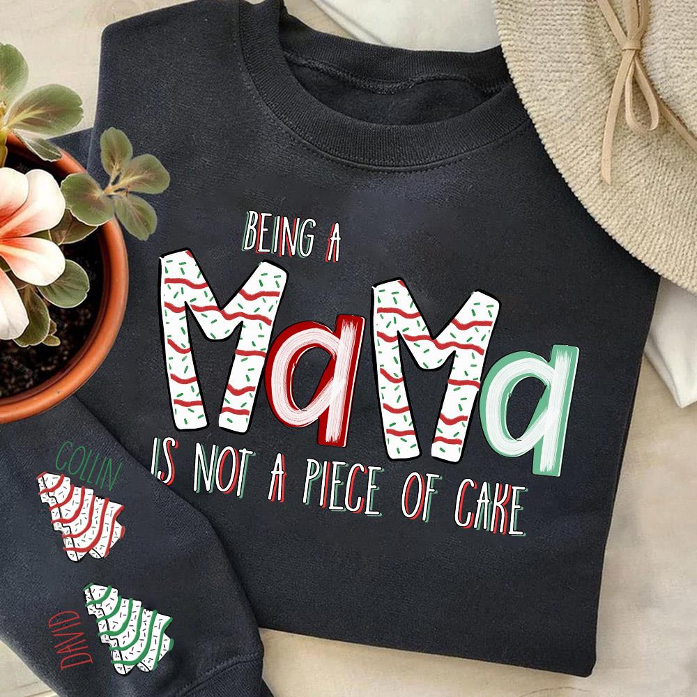 Personalized Being A Nana Is Not A Piece Of Cake Shirt For Grandmas New