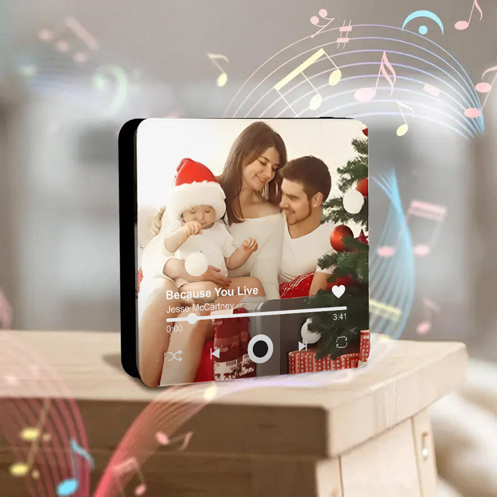 Custom Music Fridge Magnet, Photo & Music Refrigerator Magnet, Full Song Playable Magnet Fridge Magnet, Family Photo, Wedding Photo