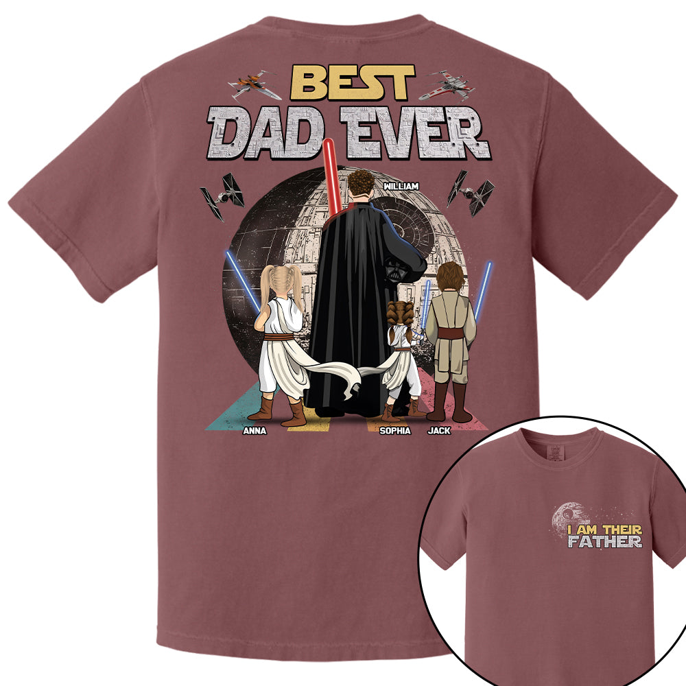 I Am Their Father Best Dad Ever - Personalized Shirt - Gift For Dad, Father's Day 2026 T1807