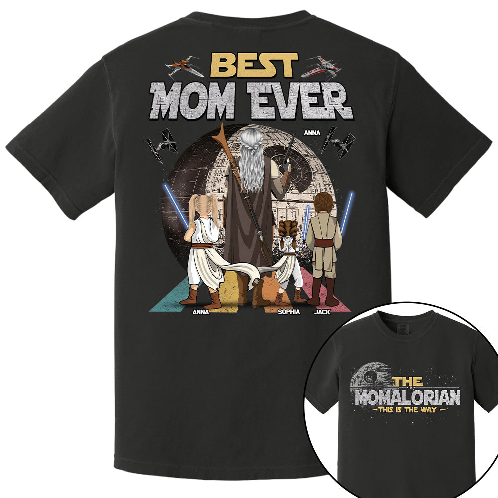 The Momalorian This Is The Way - Personalized Shirt - Gift For Mom, Mother's Day New 2026 T1807