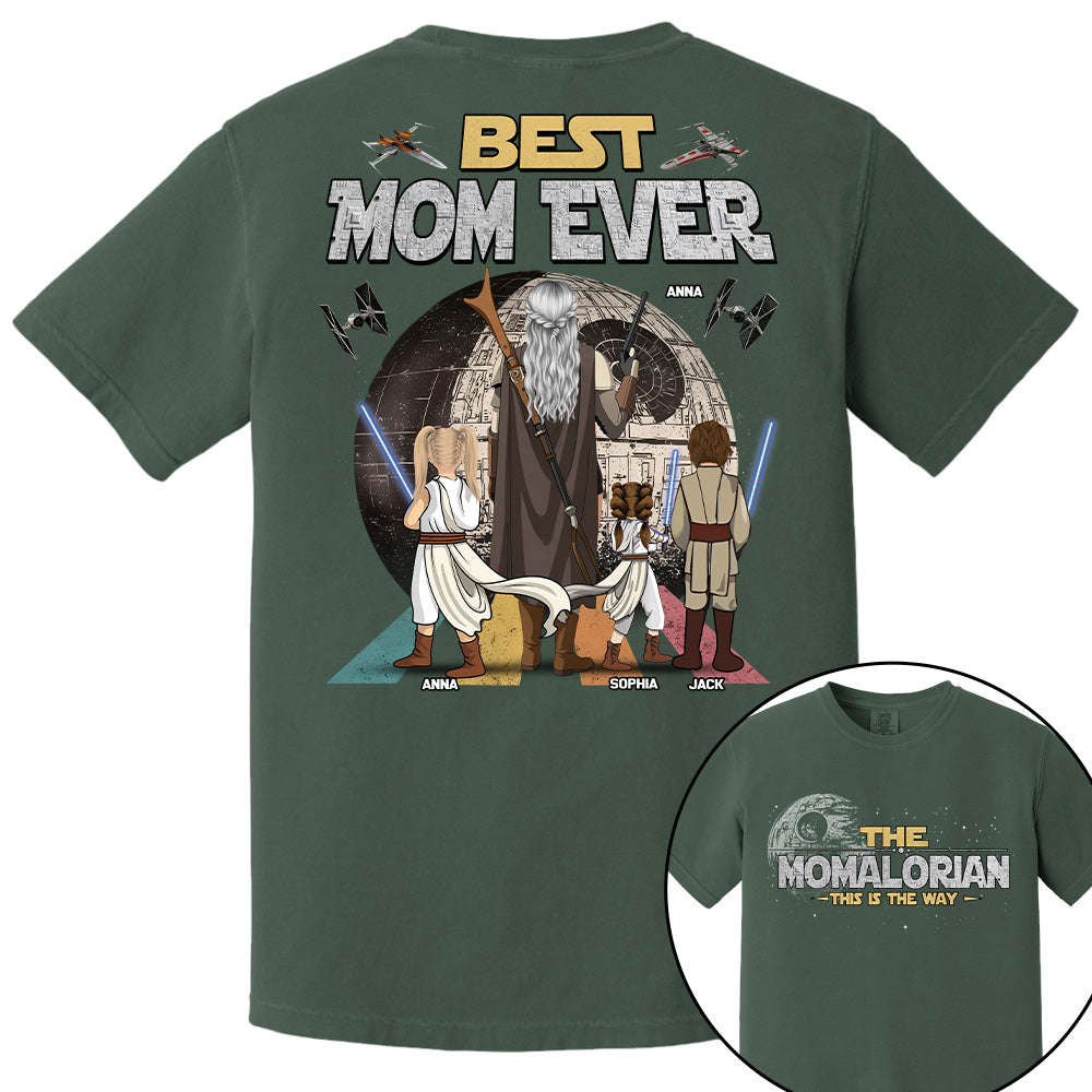 The Momalorian This Is The Way - Personalized Shirt - Gift For Mom, Mother's Day New 2026 T1807