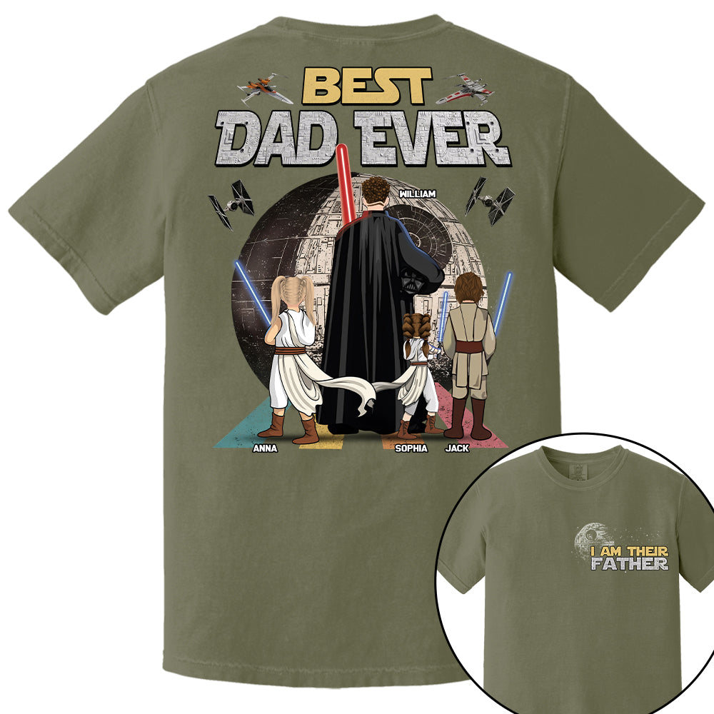 I Am Their Father Best Dad Ever - Personalized Shirt - Gift For Dad, Father's Day 2026 T1807