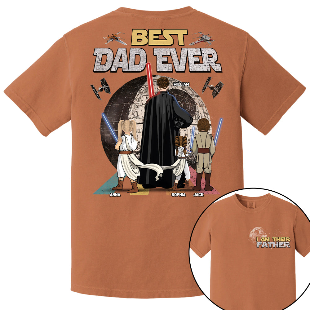 I Am Their Father Best Dad Ever - Personalized Shirt - Gift For Dad, Father's Day 2026 T1807