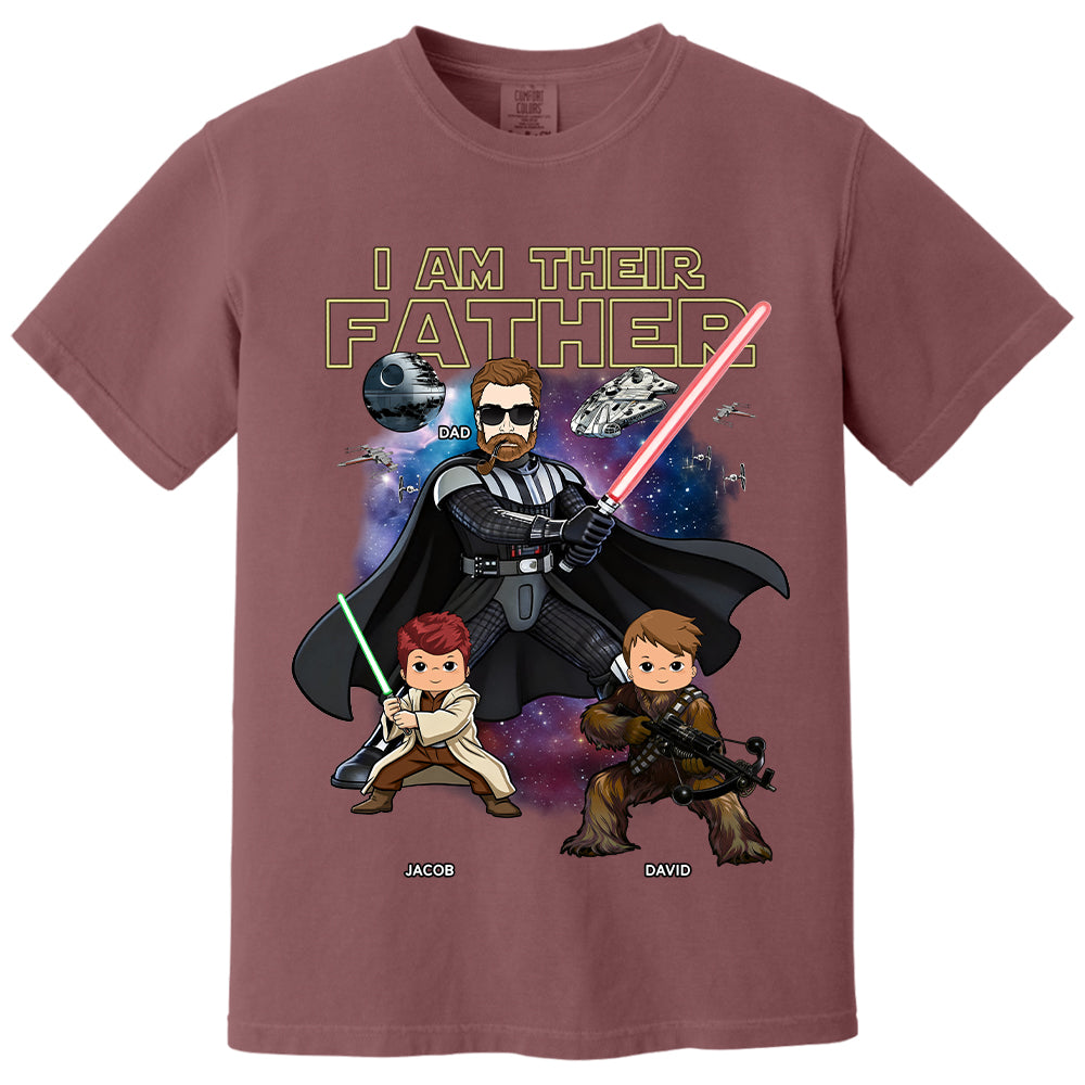 I Am Their Father Custom Vintage Style Shirt For Dad - Father's Day Gift New