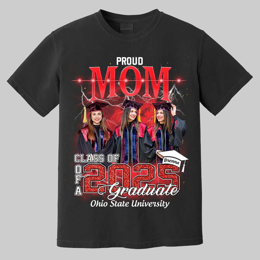 Personalized Graduation Shirts Custom Graduation Shirt Class Of 2025 Family Gifts For Family Member Graduation Shirt Proud Family Shirt