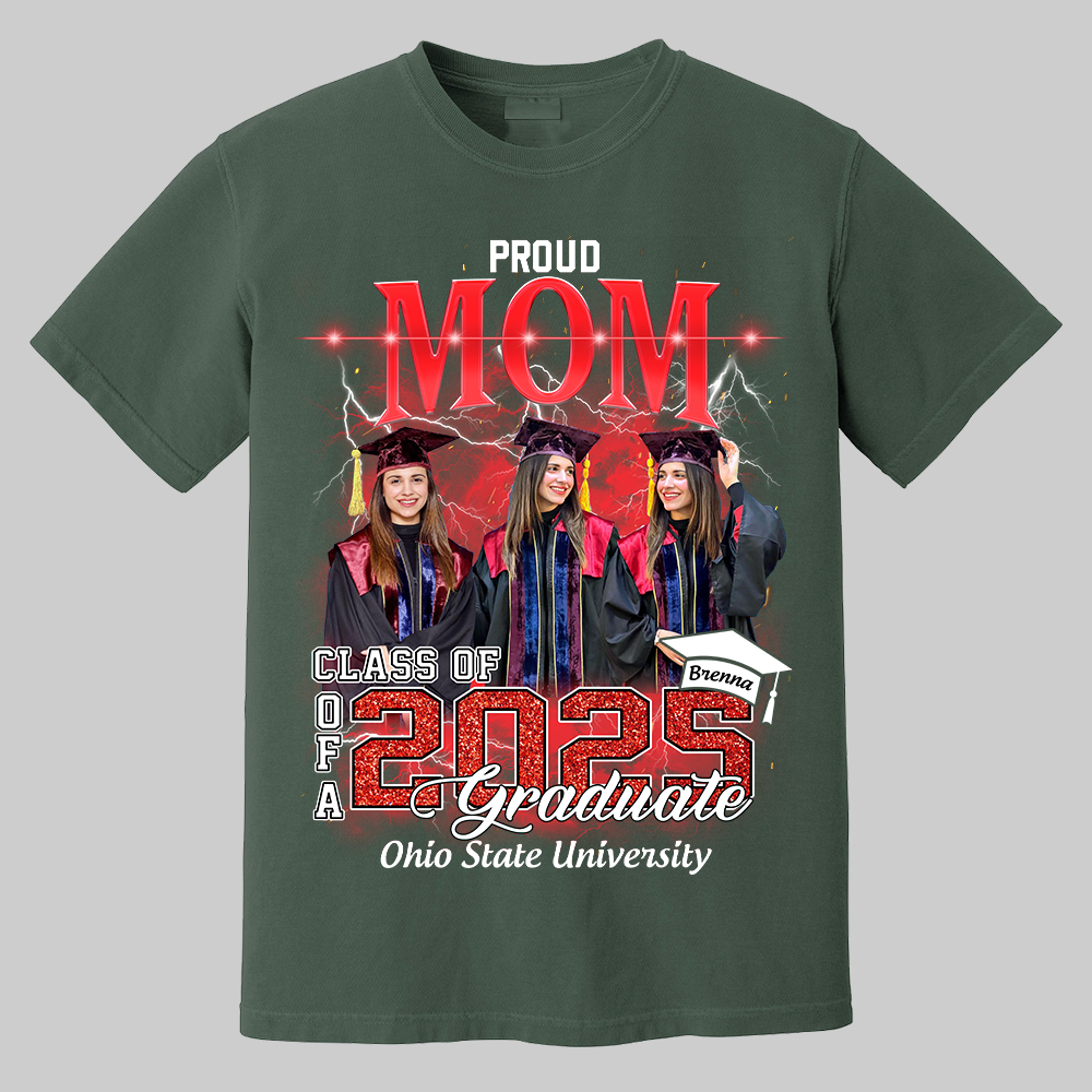 Personalized Graduation Shirts Custom Graduation Shirt Class Of 2025 Family Gifts For Family Member Graduation Shirt Proud Family Shirt