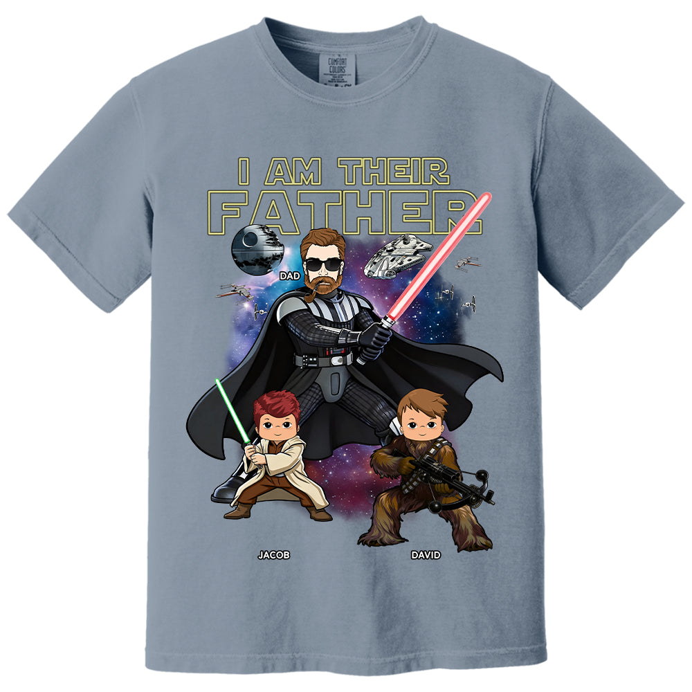 I Am Their Father Custom Vintage Style Shirt For Dad - Father's Day Gift New