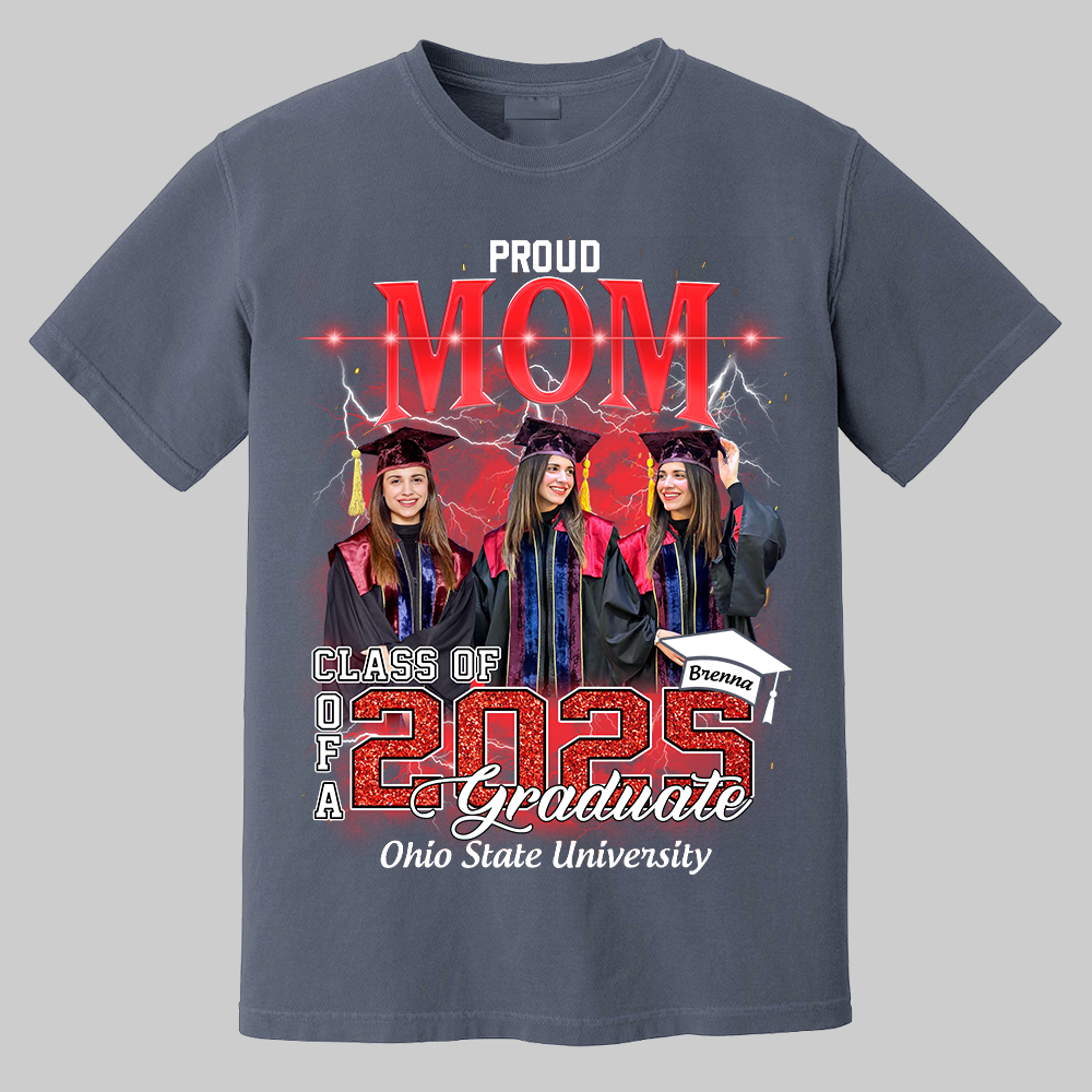 Personalized Graduation Shirts Custom Graduation Shirt Class Of 2025 Family Gifts For Family Member Graduation Shirt Proud Family Shirt