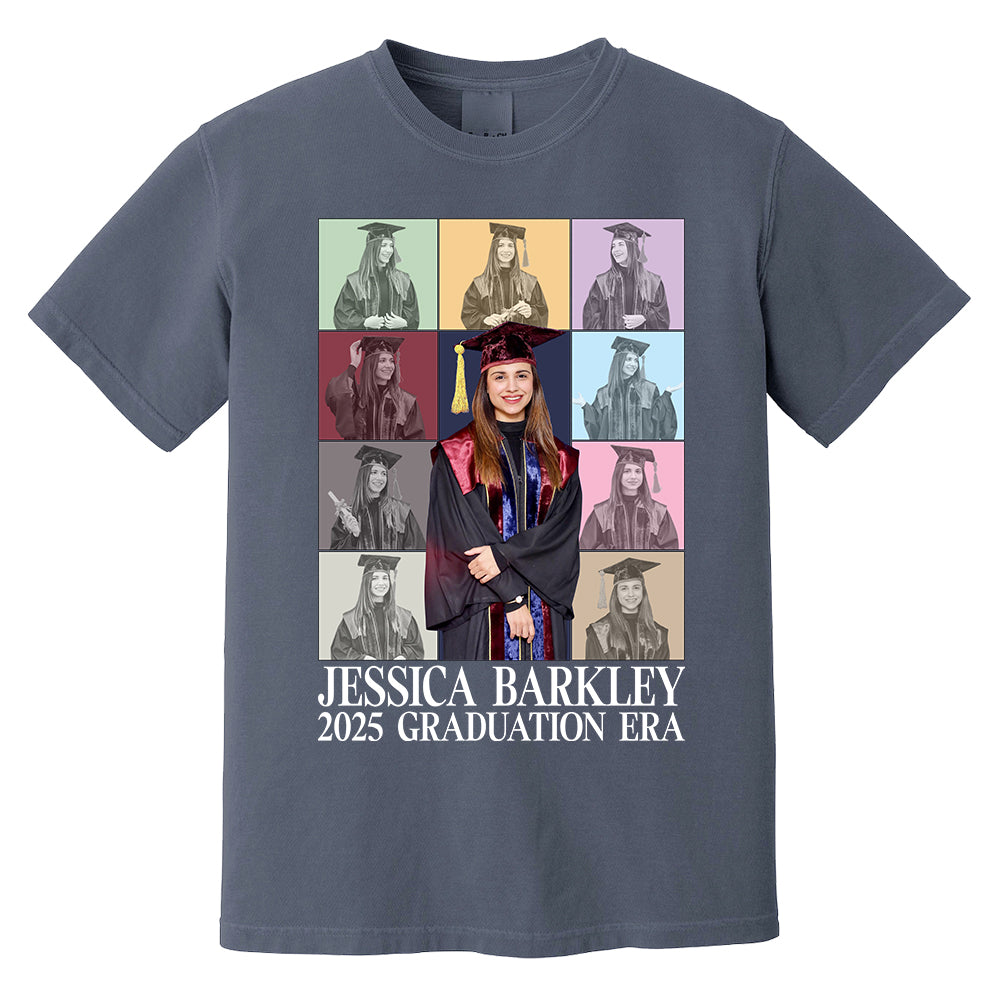 2025 Graduation Era - Custom Photo Eras Tour Shirt For 2024 Senior, Graduation, Custom Photo Family Shirt, 2024 Graduation