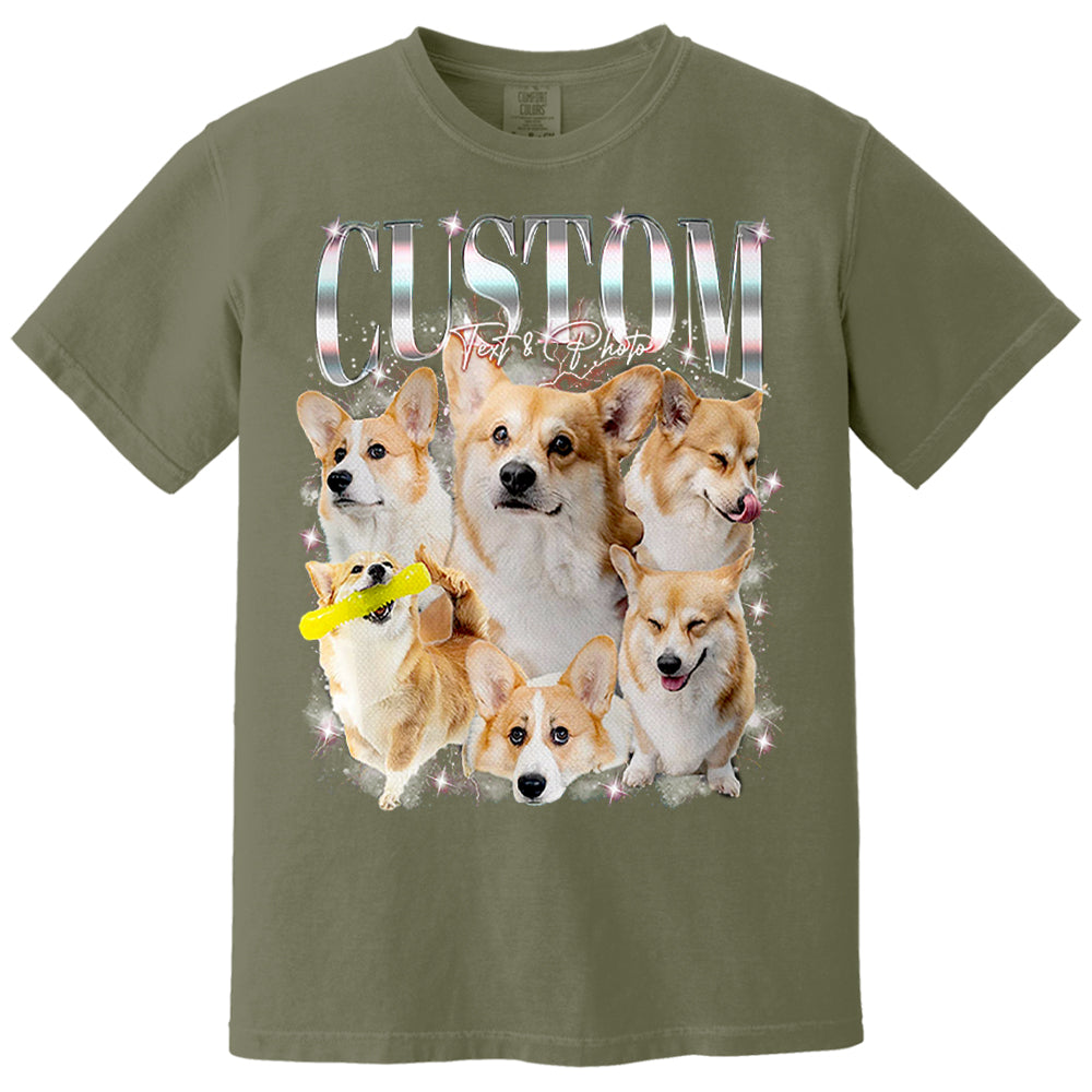 Custom Your Photo Bootleg Rap Shirt Custom Girlfriend Face Shirt for Boyfriend
