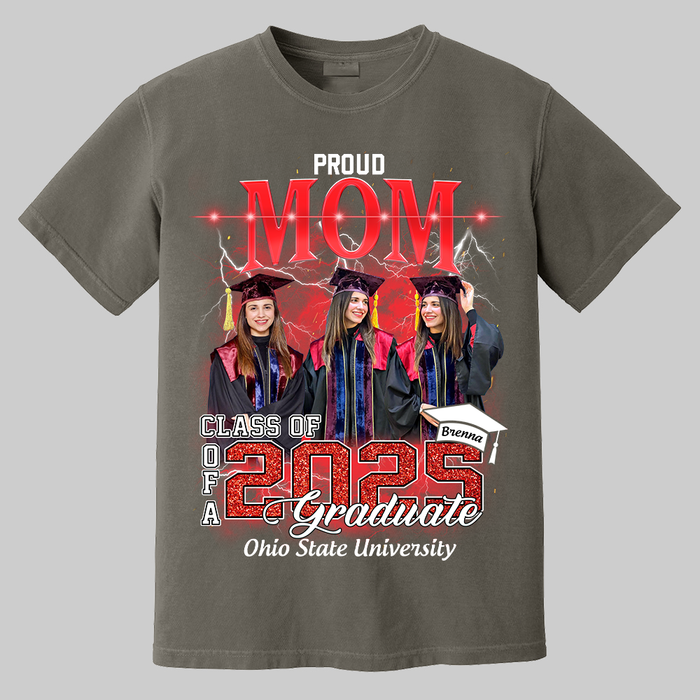 Personalized Graduation Shirts Custom Graduation Shirt Class Of 2025 Family Gifts For Family Member Graduation Shirt Proud Family Shirt