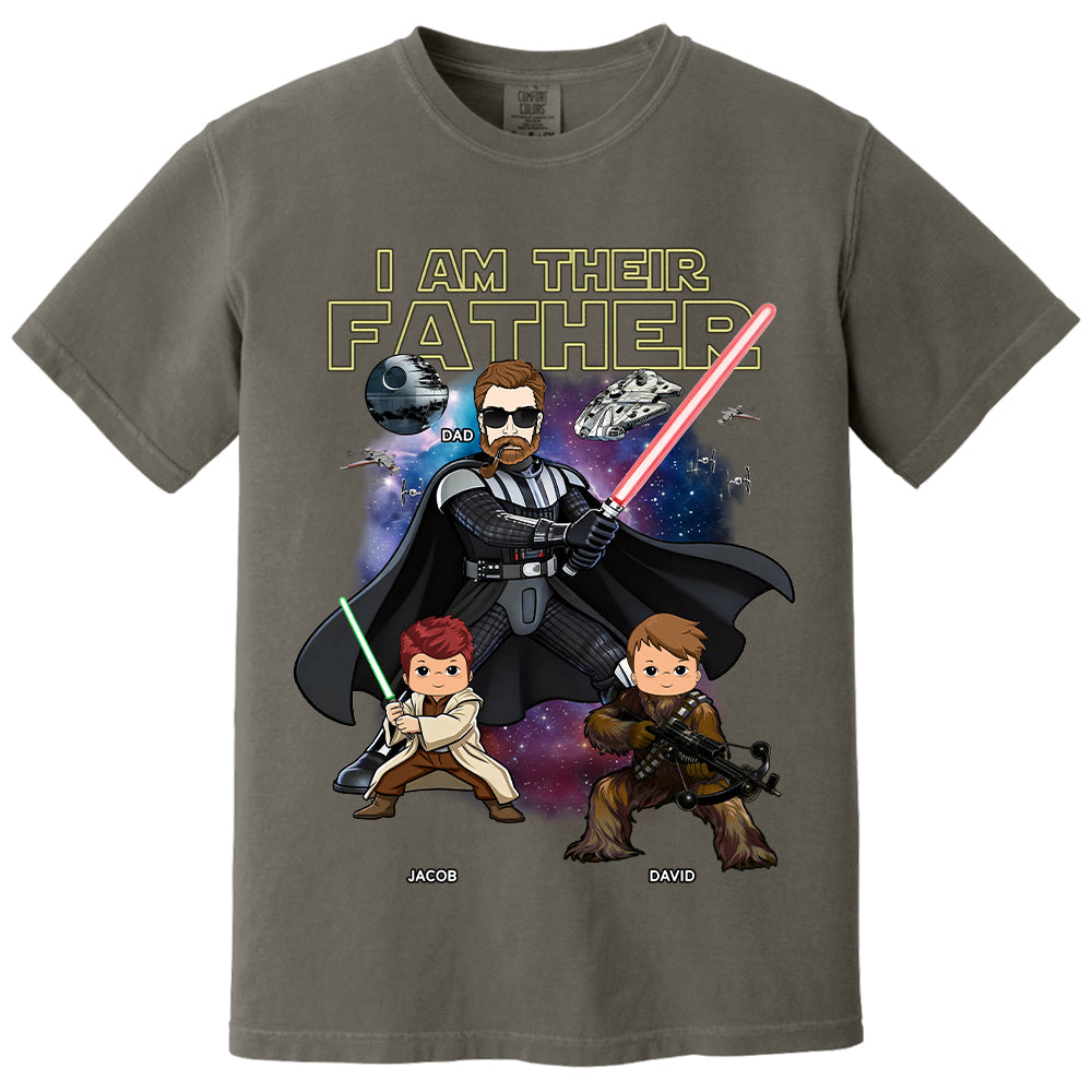 I Am Their Father Custom Vintage Style Shirt For Dad - Father's Day Gift New
