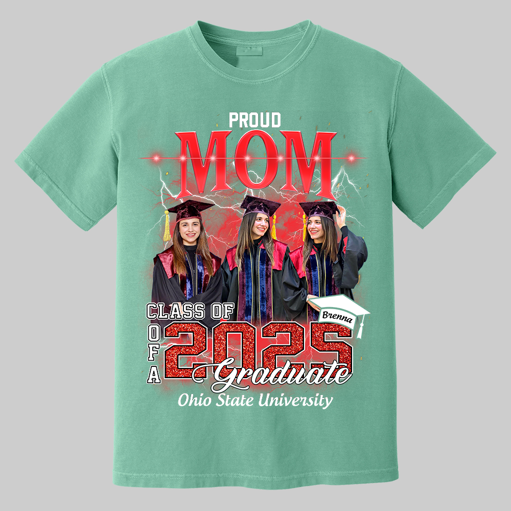 Personalized Graduation Shirts Custom Graduation Shirt Class Of 2025 Family Gifts For Family Member Graduation Shirt Proud Family Shirt