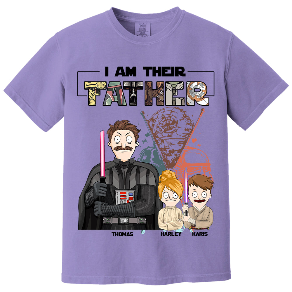 I Am Their Father Custom Shirt For Dad - Father's Day Gift 2025 Vr2