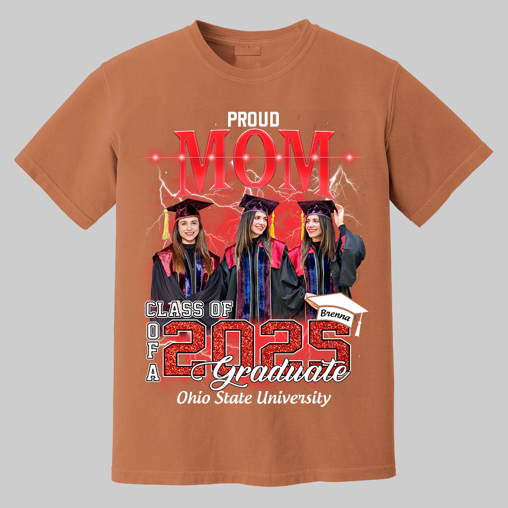 Personalized Graduation Shirts Custom Graduation Shirt Class Of 2025 Family Gifts For Family Member Graduation Shirt Proud Family Shirt