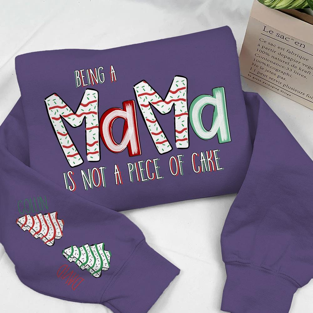 Personalized Being A Nana Is Not A Piece Of Cake Shirt For Grandmas New