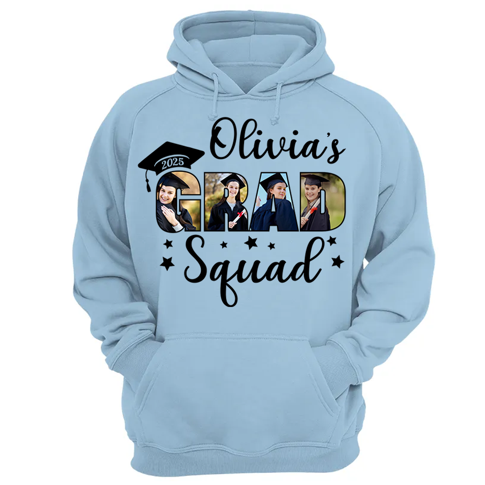 Personalized Grad Squad T-Shirt, Graduation Shirts, Matching Family Graduation Shirts, Graduation Mom, Graduation 2025 Grad Squad K1702