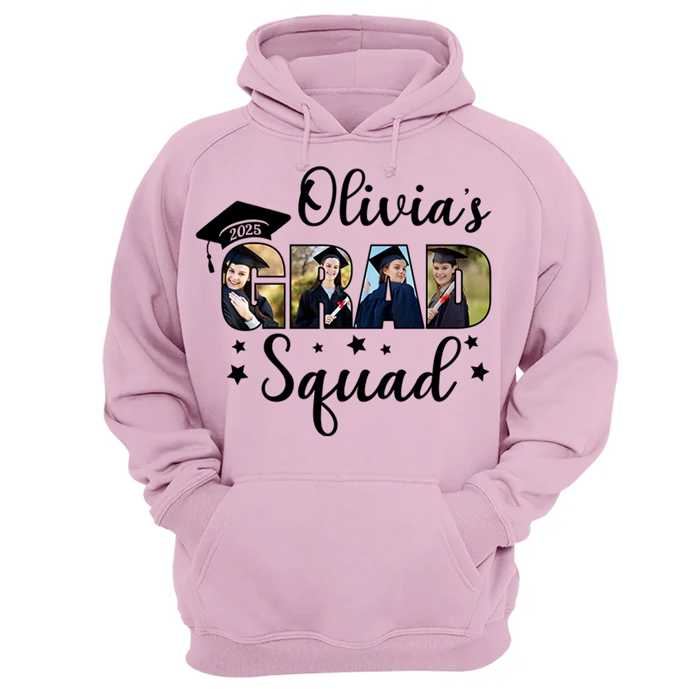 Personalized Grad Squad T-Shirt, Graduation Shirts, Matching Family Graduation Shirts, Graduation Mom, Graduation 2025 Grad Squad K1702