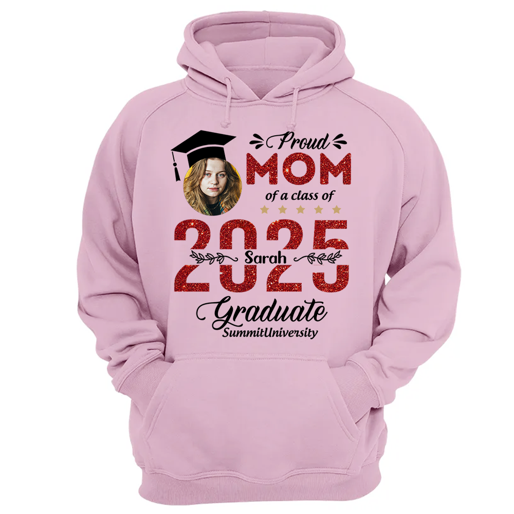 Proud Family Of 2025 Graduation Shirt, Personalized Shirt For Graduation M2204