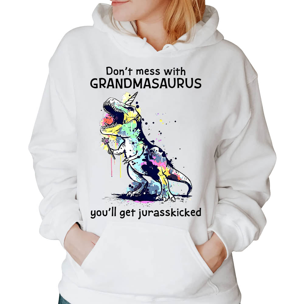 Don't Mess With Grandmasaurus Personalized Shirts