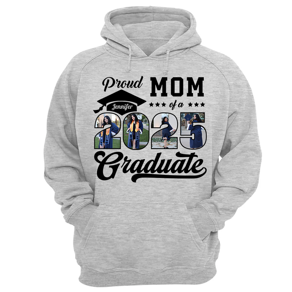 Personalized Graduation 2025 Shirts Proud Family Graduate 2025 Graduate Pictureand Photo Class Of 2025 Senior Family Shirt K1702