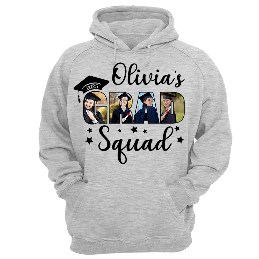 Personalized Grad Squad T-Shirt, Graduation Shirts, Matching Family Graduation Shirts, Graduation Mom, Graduation 2025 Grad Squad K1702