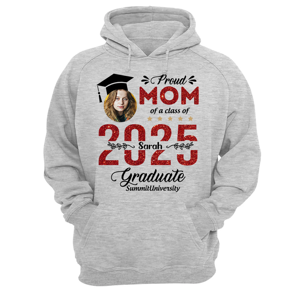 Proud Family Of 2025 Graduation Shirt, Personalized Shirt For Graduation M2204