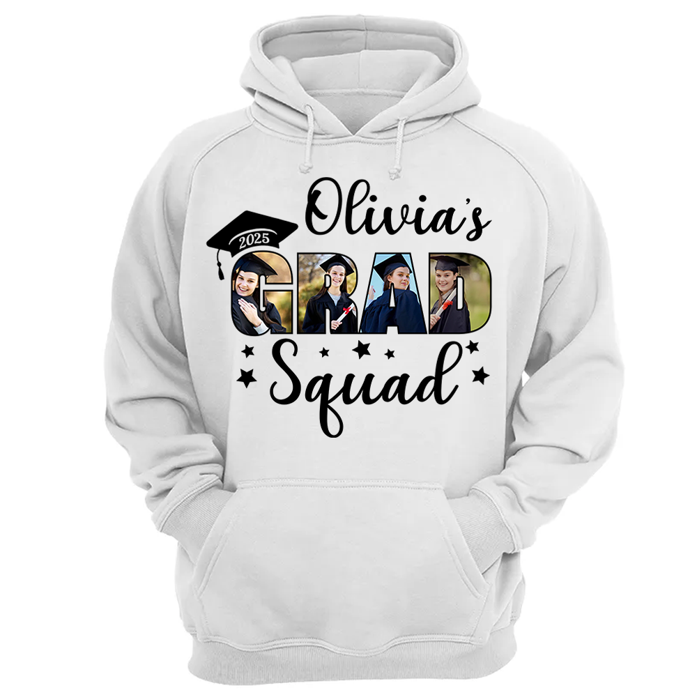 Personalized Grad Squad T-Shirt, Graduation Shirts, Matching Family Graduation Shirts, Graduation Mom, Graduation 2025 Grad Squad K1702