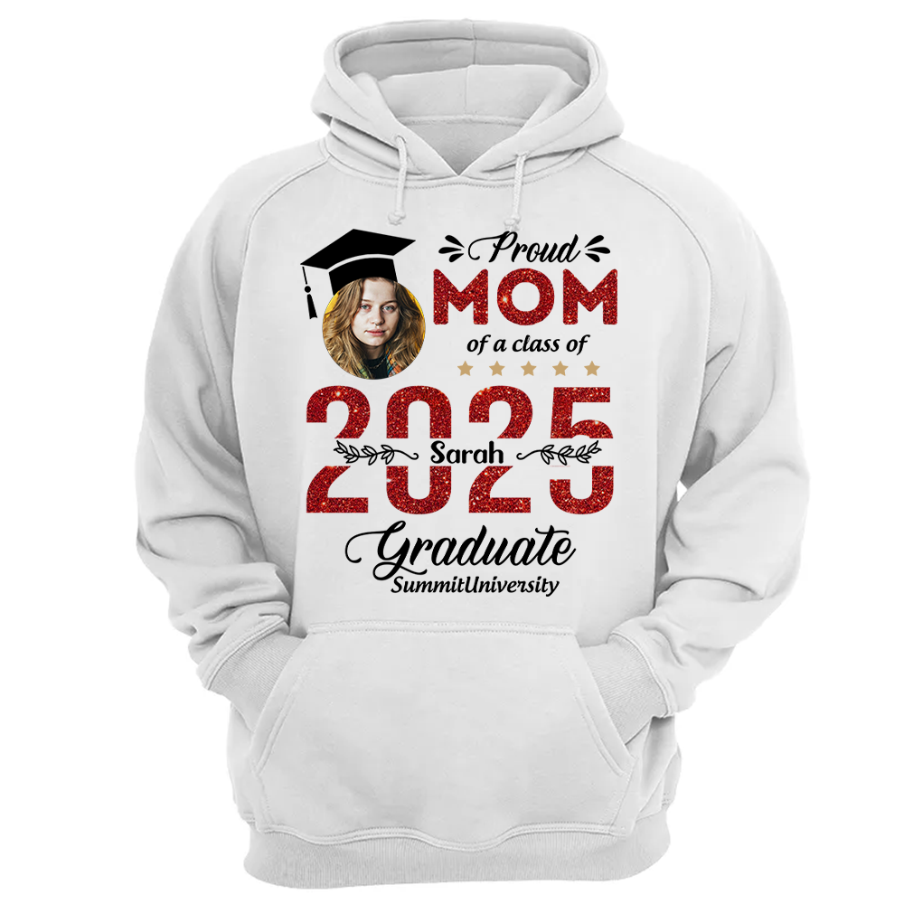 Proud Family Of 2025 Graduation Shirt, Personalized Shirt For Graduation M2204