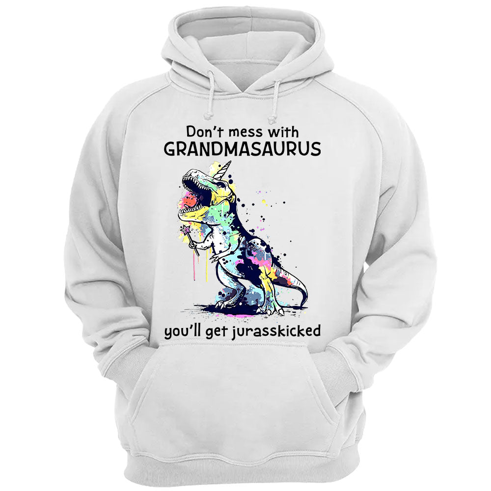 Don't Mess With Grandmasaurus Personalized Shirts