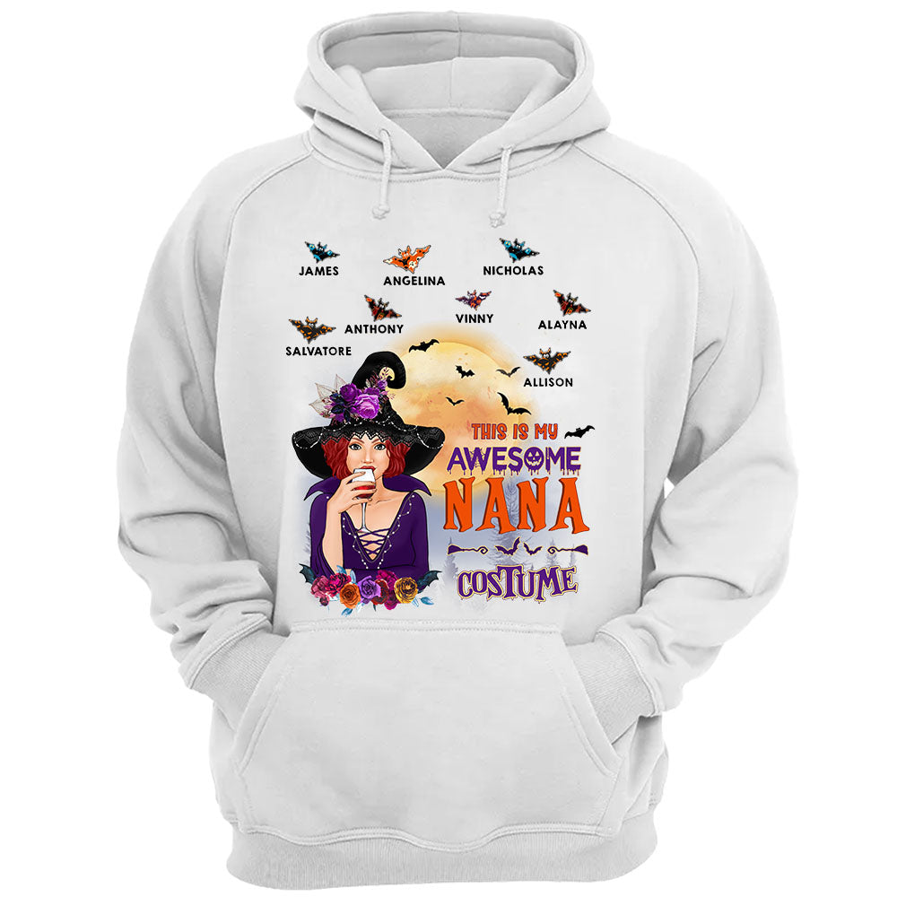 This Is My Awesome Grandma Costume Halloween Witch Personalized Shirt