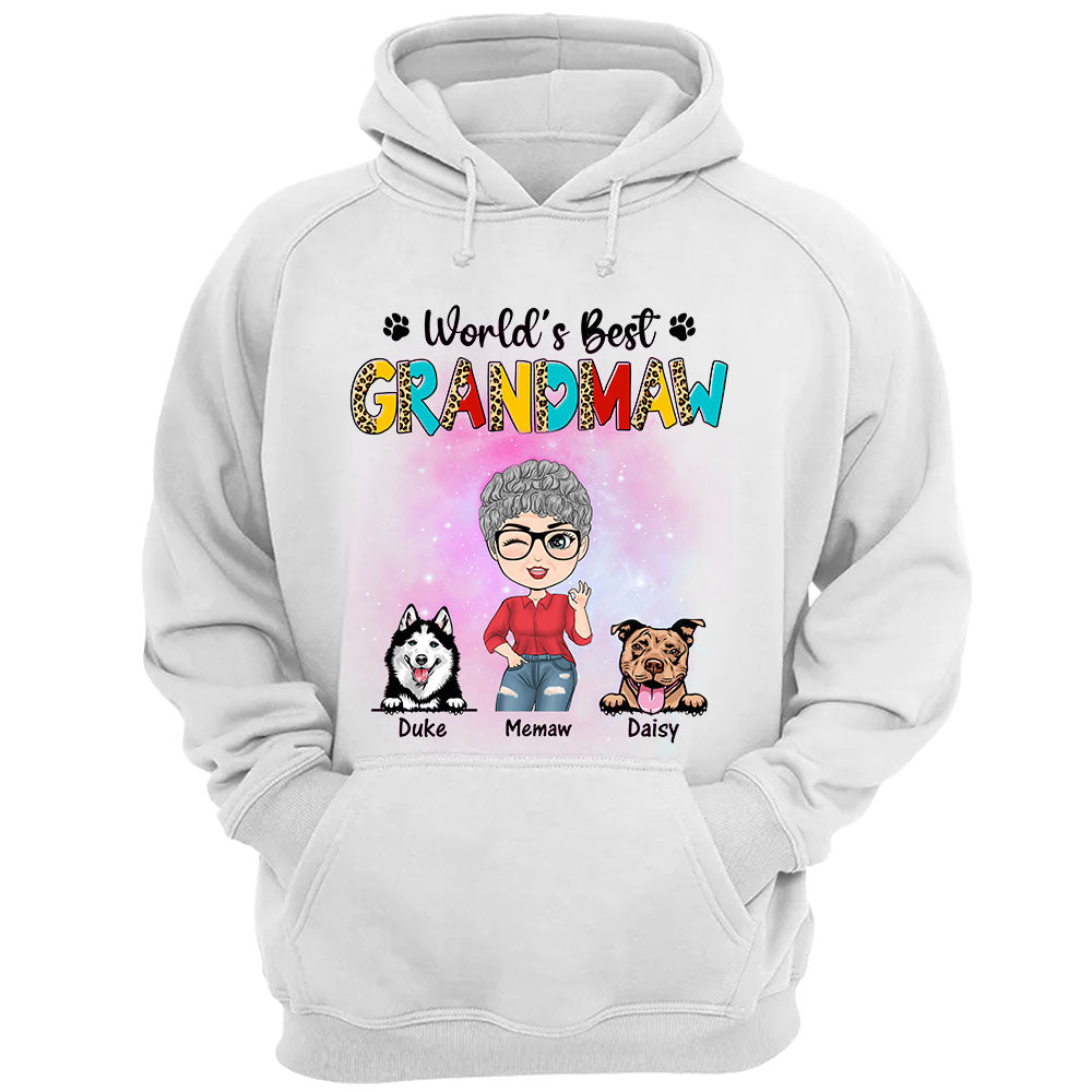 World's Best Grandmaw Personalized Shirt For Dog Grandma H2511