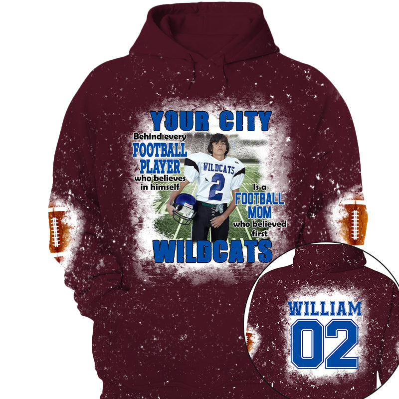 Football Mom Game Day Personalized All Over Print Shirt Custom Photo And Team Name