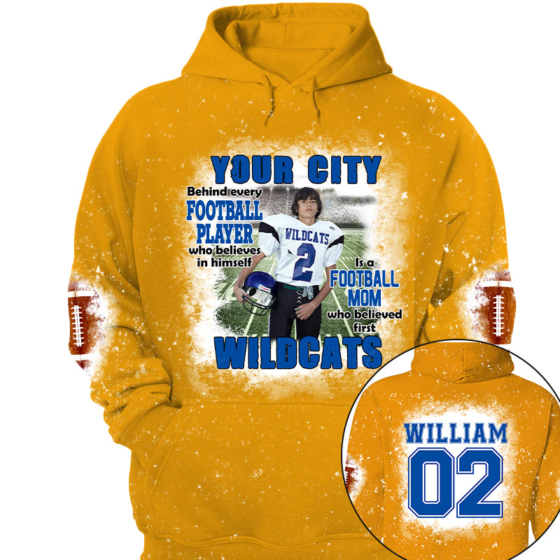 Football Mom Game Day Personalized All Over Print Shirt Custom Photo And Team Name