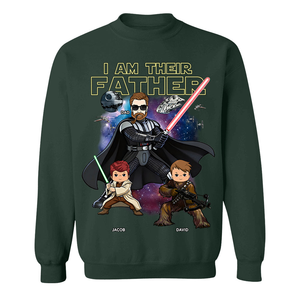 I Am Their Father Custom Vintage Style Shirt For Dad - Father's Day Gift New