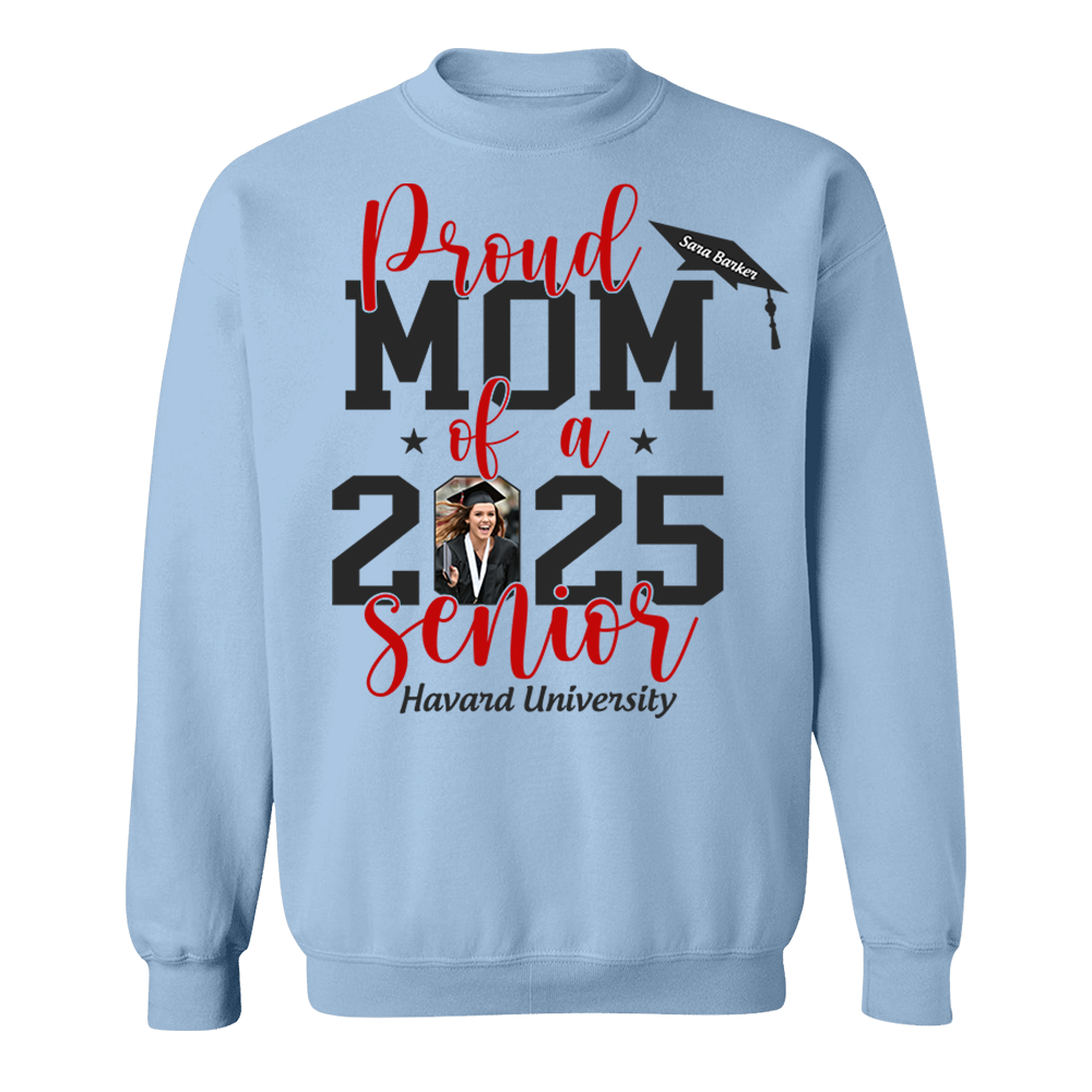 Personalized 2025 Graduation Shirts, Custom Photo For Family Member